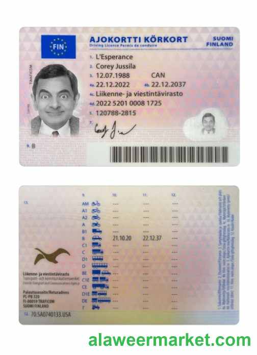 Finland driving license 2022-present